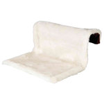 Cama Radiador, Peluche-Ante, 45 × 26 × 31 cm, Crema-Marrón