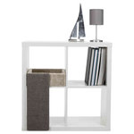 Bed for shelves with scratching board, 48 cm, light grey