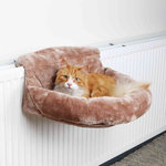 Radiator bed, plush, 11 cm, brown