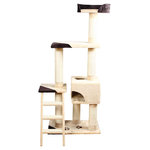 Poste Rascador Montoro, 165 cm, Beige-Marrón