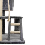 Poste Rascador XXL Tizian, 20–240 cm, Gris
