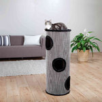 Amado Cat Tower, 100 cm, mottled black/black