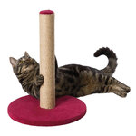 Poste rascador con Base, 42 cm, Rojo