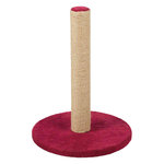 Poste rascador con Base, 42 cm, Rojo