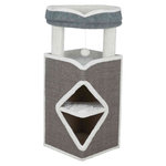 Arma Cat Tower, 98 cm, grey/blue/grey