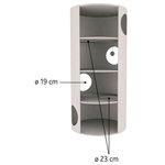Torre Rascador Vitus, 115 cm, Marrón-Blanco