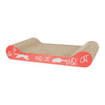 Wild Cat scratching cardboard, 7 cm