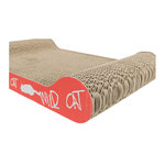 Wild Cat scratching cardboard, 7 cm