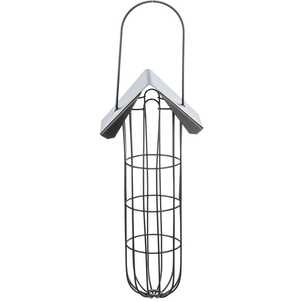 Comedero Bolas de Grasa, 11 × 25 × 10 cm, Negro