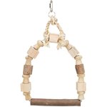 Arch swing with colourful wooden blocks, 13 × 19 cm