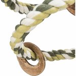 Percha Cuerda Multicolor espiral, 50 cm