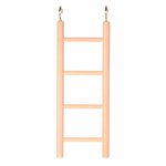 Escalera, Madera, 4 peldaños, 20 cm