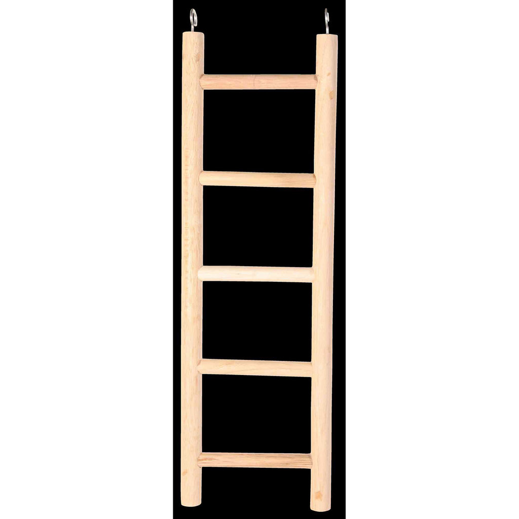 Wooden ladder, 4 rungs/20 cm