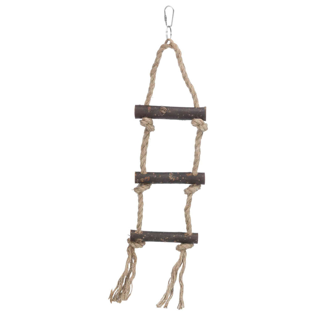 Escalera Loros, 3 peldaños, 40 cm, Natural Living