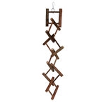 Escalera Natural Living, 2 peldaños, 50 cm, con gancho