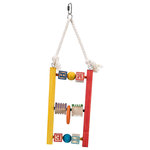 Wooden ladder with elements, 3 rungs/44 cm