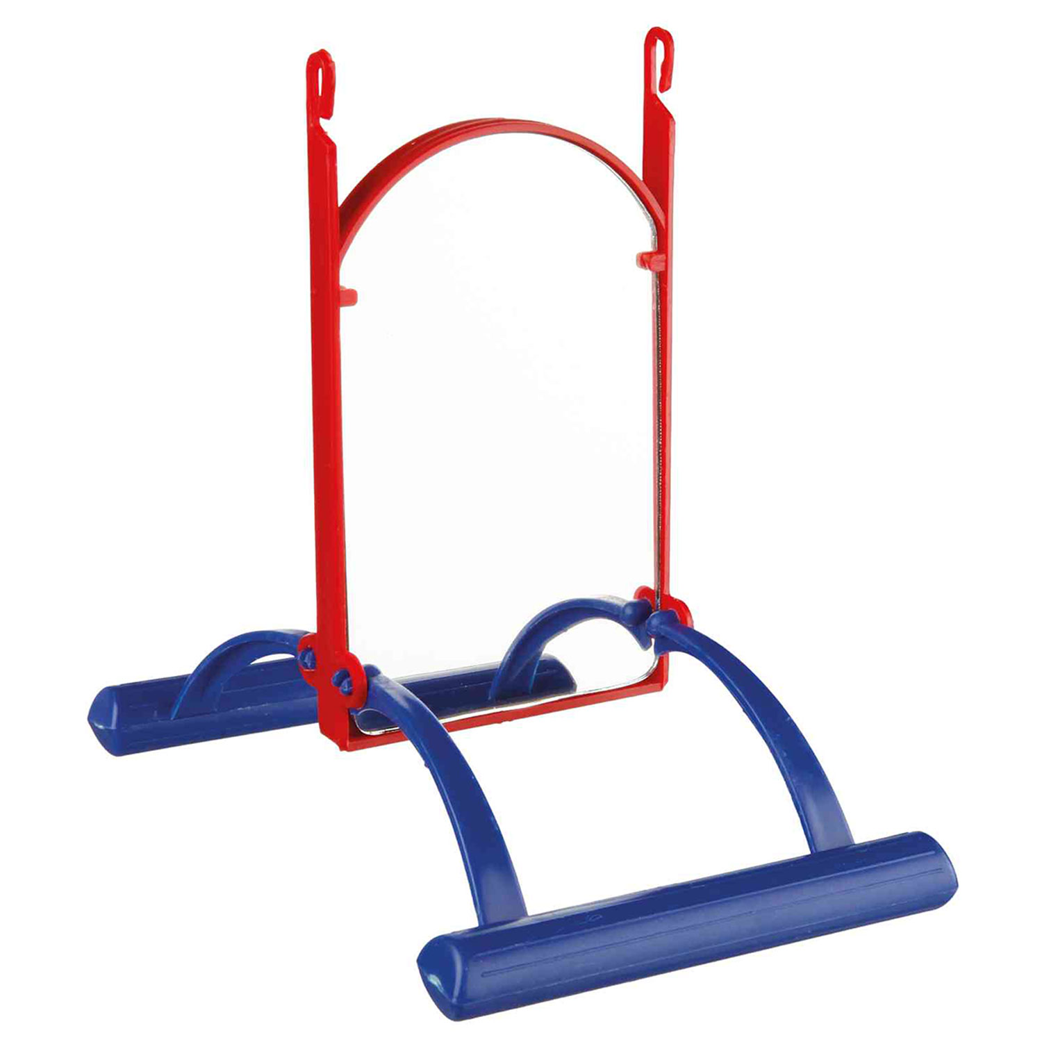 Budgie swing with mirror top