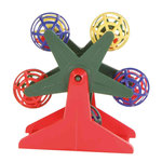 Noria con pelotas jaula y cascabel, 10 cm