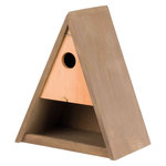 Bird feeder and nest box, 25 × 30 × 17 cm, brown