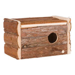 Caja Nido Periquitos, Natural Living, 21 x 13 x 12 cm
