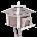 natura bird feeder with stand, 46 × 35 × 46 cm/1.35 m