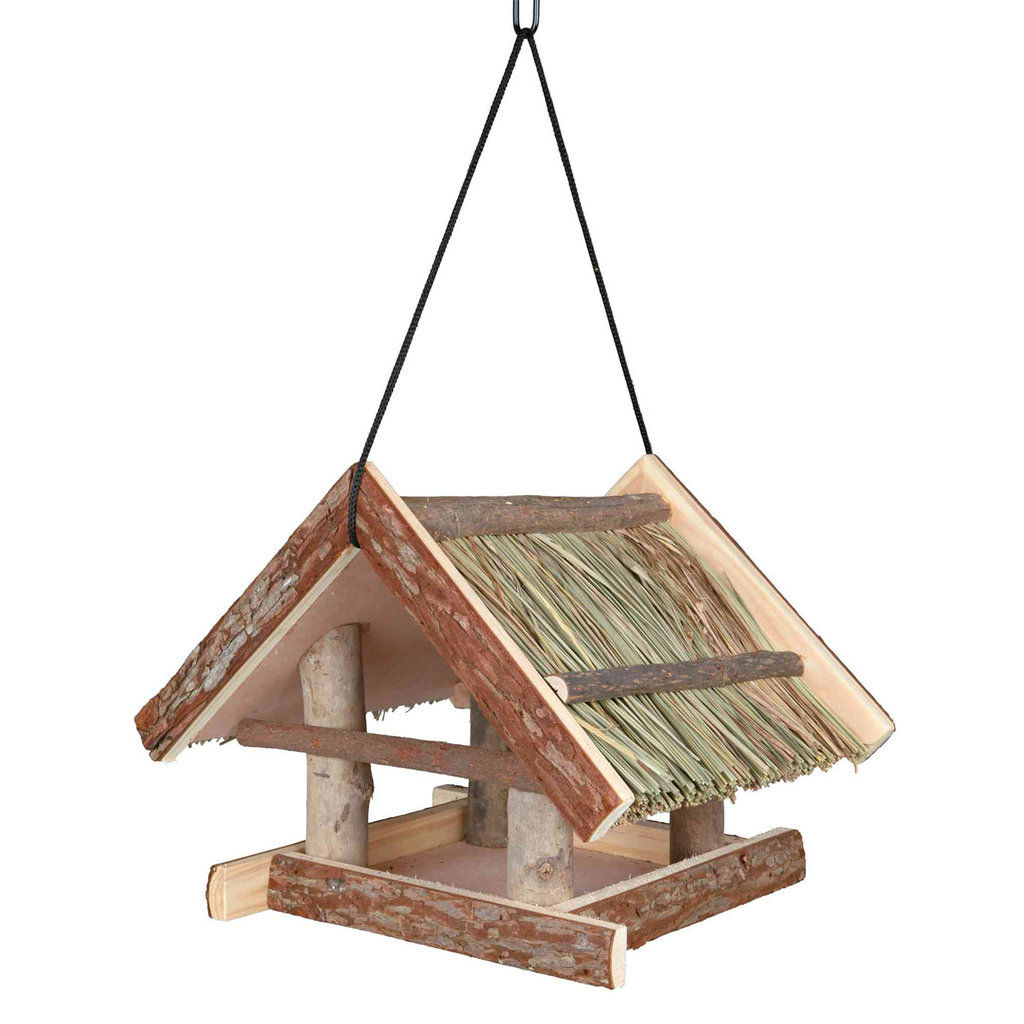 Natural Living bird feeder, 25 × 25 × 25 cm, nature