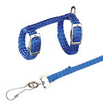 Harness with leash for ferrets/rats, nylon, 12–25 cm/8 mm, 1.25 m