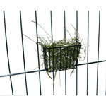 Manger for hay and lettuce, metal, 8 × 6 × 5 cm