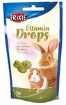 Drops Vitaminados, Roedores, Zanahoria, 75 g