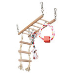 Columpio Juegos Escalada para Hámsters, 29 × 25 × 9 cm