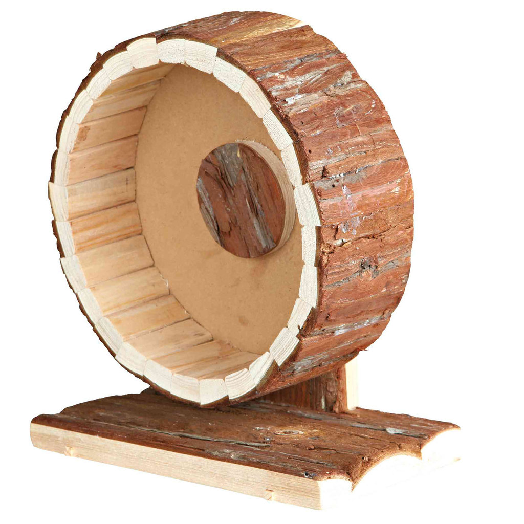 Rueda Giratoria Madera, Natural Living, ø 23 cm