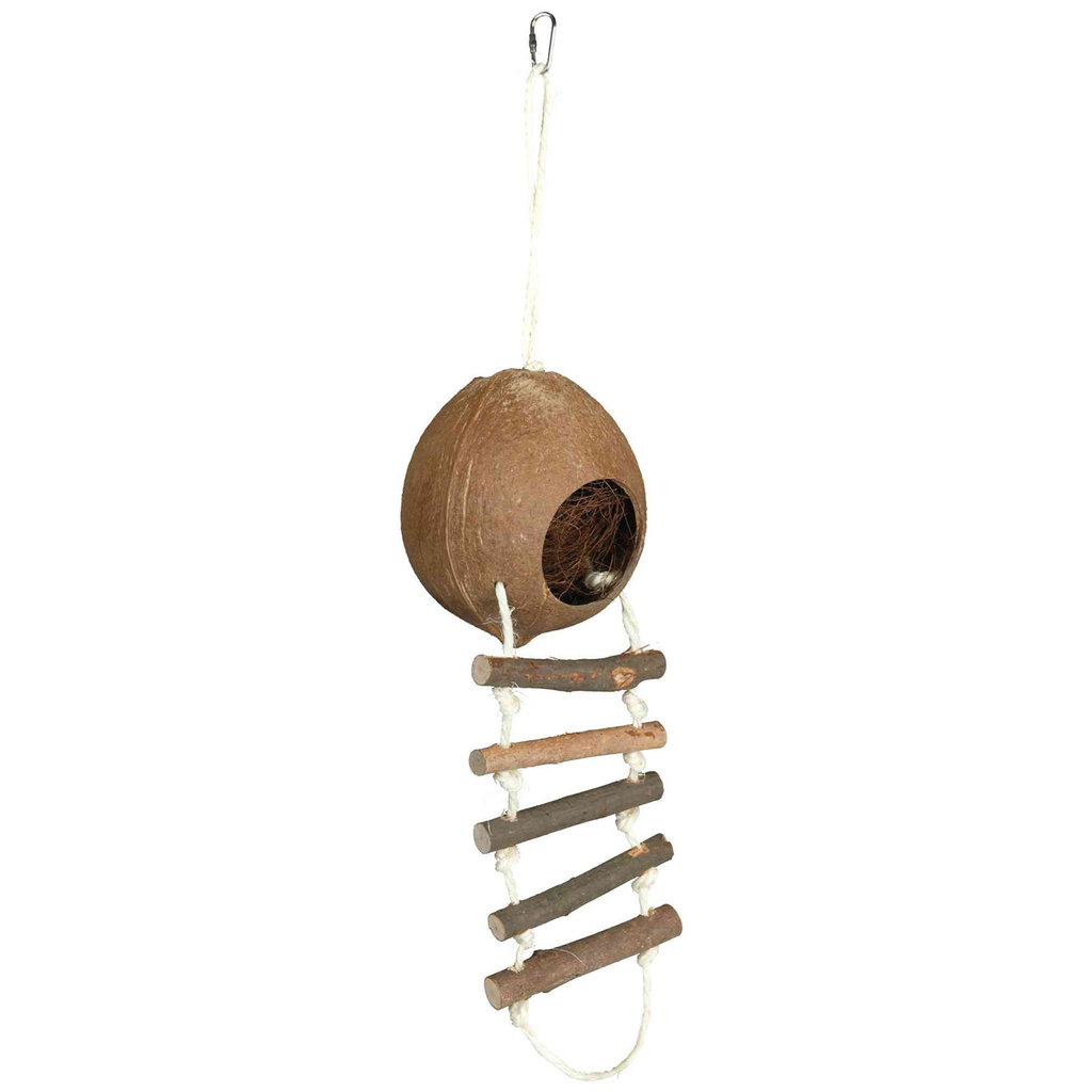 Coconut house for hamsters, single, ø 13 × 56 cm