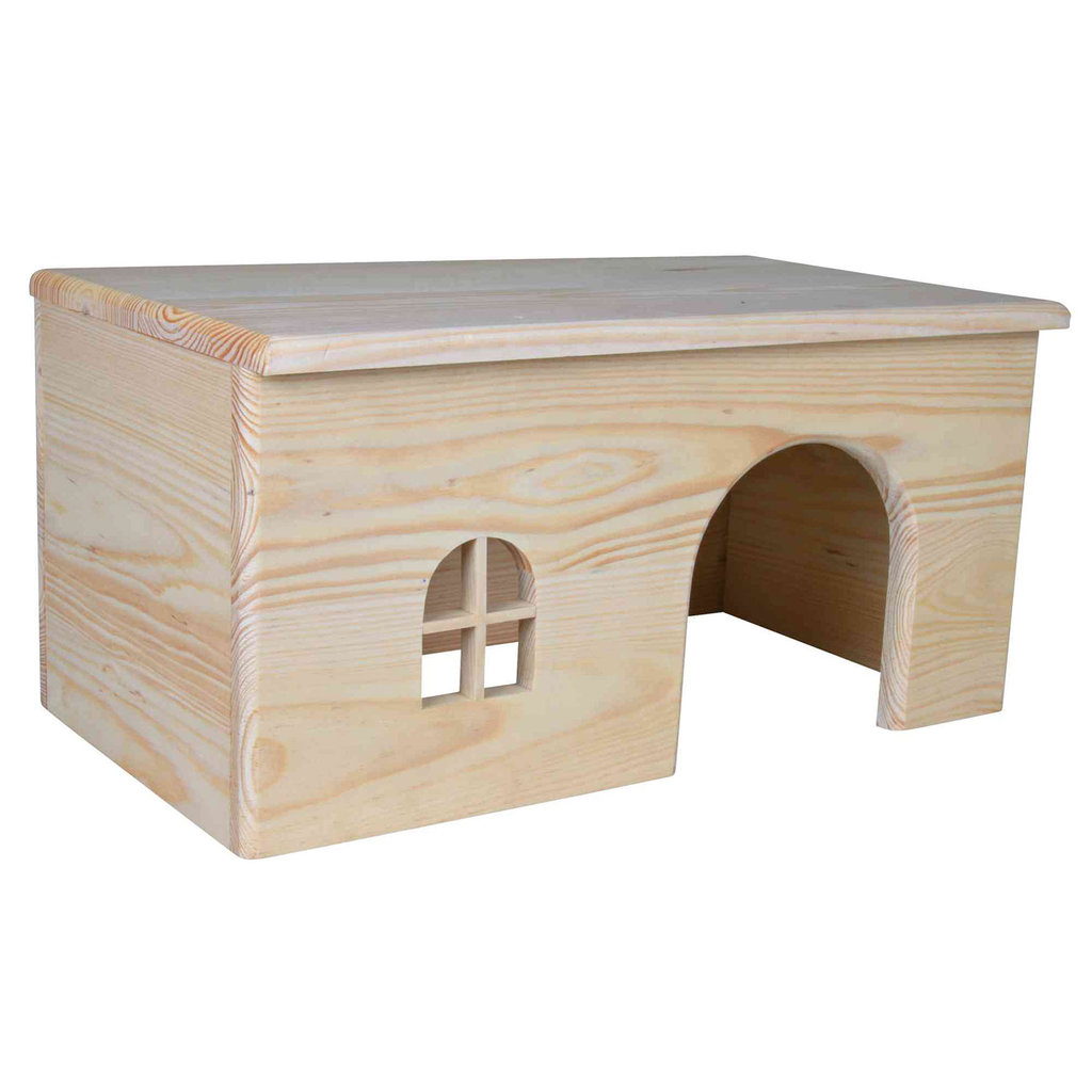 Wooden house for hamsters, 15 × 12 × 15 cm