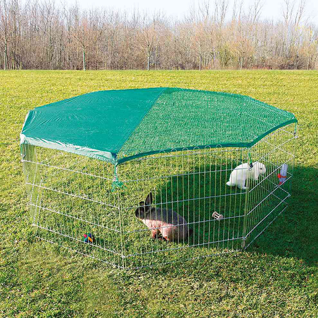 natura outdoor run with safety net, ø 210 × 75 cm