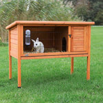 natura small animal hutch, 116 × 92 × 63 cm, brown