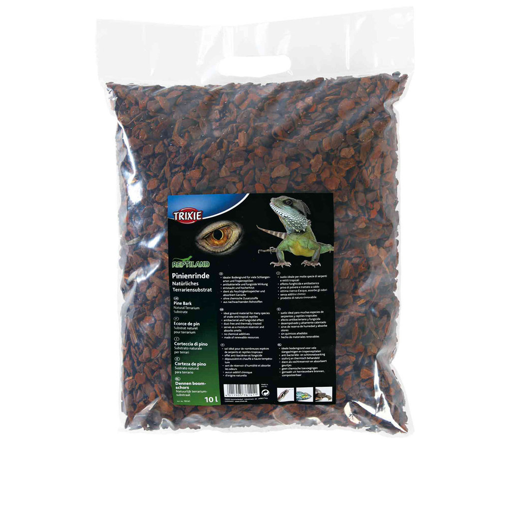 Corteza Pino, Sustrato Natural Terrario, 10 l
