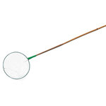 Fishing net with handle, fine, ø 20 cm, white