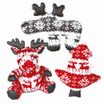 Set de Renos y Árboles de Navidad