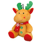 Set de Juguetes Navidad Perro, Peluche, 20 cm