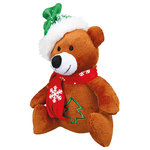 Set de Juguetes Navidad Perro, Peluche, 20 cm