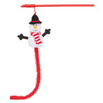 Set de Varita Juego Muñeco Nieve Navidad, 31 cm