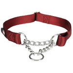 Collar Educación NEW Premium, L–XL, 45–70 cm/25 mm, Bermellón
