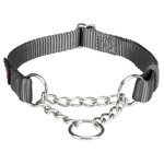 Collar Educación NEW Premium, L–XL, 45–70 cm/25 mm, Grafito