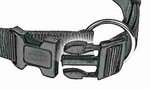 Premium collar, M–L: 40–60 cm/50 mm, black