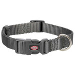 Collar NEW Premium, S, 25–40 cm/15 mm, Grafito