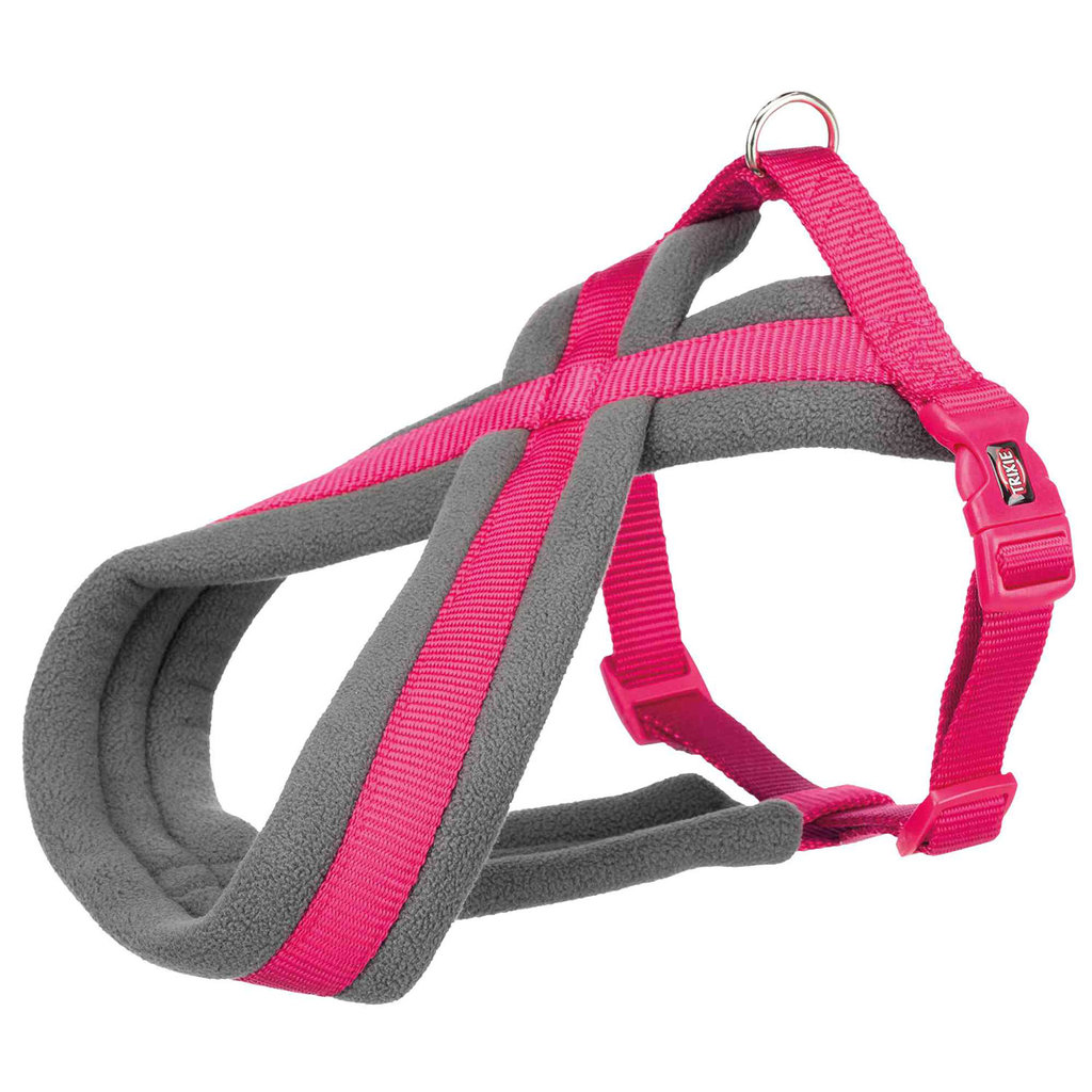 Arnés Confort NEW Premium, L–XL, 70–100 cm/25 mm, Fucsia