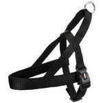 Arnés Noruego NEW Premium, M-L, 53-66 cm/40 mm, Negro