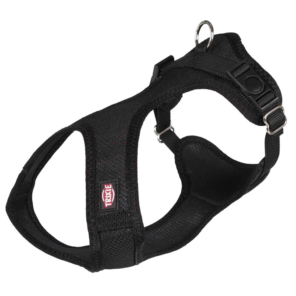 Arnés Suave, S: 33–50 cm/20 mm, Negro