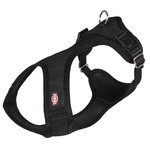 Arnés Suave, S: 33–50 cm/20 mm, Negro