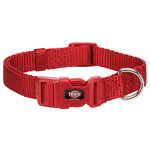 Collar Premium, S–M, 25–40 cm/15 mm, Rojo